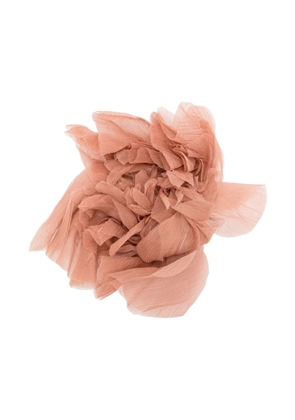 Max Mara floral-motif mesh brooch - Pink