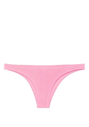 MC2 Saint Barth crinkled-effect bikini bottoms - Pink