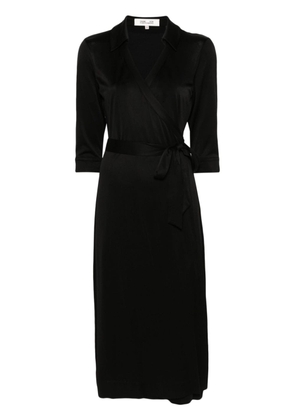 DVF Diane von Furstenberg Abigail wrap midi dress - Black