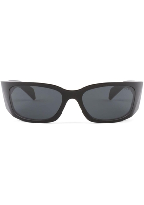 Prada Eyewear Symbole wraparound-frame sunglasses - Black