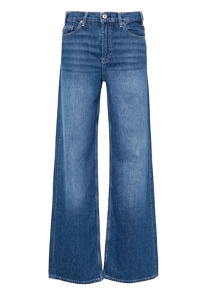 AG Jeans mid-rise wide-leg jeans - Blue