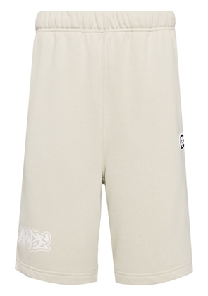 AAPE BY *A BATHING APE® elasticated logo print shorts - Neutrals