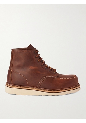 Red Wing Shoes - 1907 Classic Moc Leather Boots - Men - Brown - UK 6