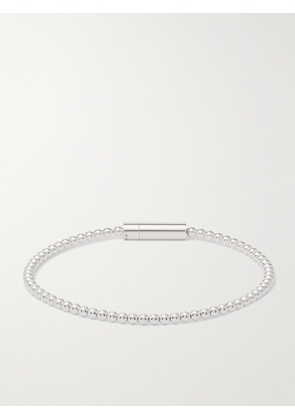 Le Gramme - Le 11 Sterling Silver Beaded Bracelet - Men - Silver - M