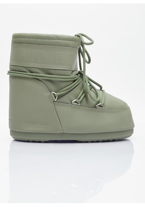 Moon Boot Icon Low Rubber Boots - Woman Boots Green Eu 36 - 38