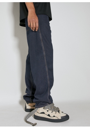 Lanvin Baggy Twisted Leg Jeans - Man Jeans Brown 32