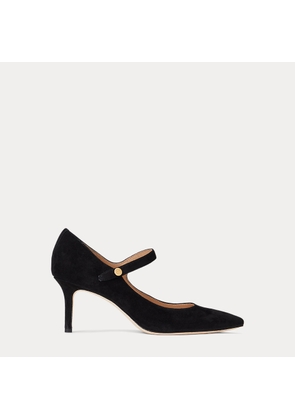 Lanette Suede Mary Jane Pump