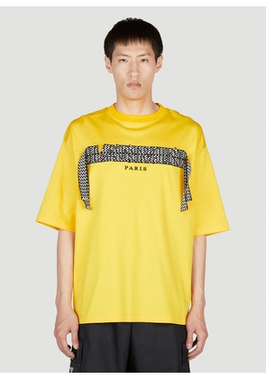 Lanvin Curb Lace T-shirt - Man T-shirts Yellow Xxl