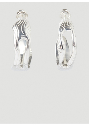 Octi Globe Hoop Earrings -  Jewellery Silver One Size