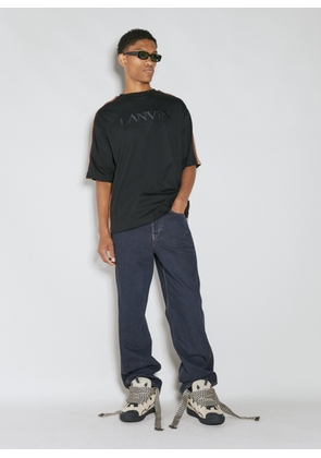 Lanvin Side Curb Oversized T-shirt - Man T-shirts Black Xxl