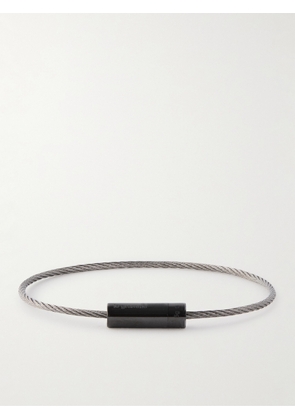 Le Gramme - 5g Silver-Tone Polished-Ceramic Bracelet - Men - Black - 16