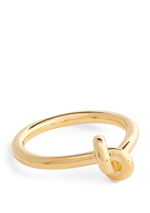 Engelbert Yellow Gold The Legacy Knot Slim Ring