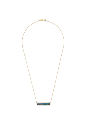 Jennifer Meyer Yellow Gold, Diamond And Opal Bar Necklace