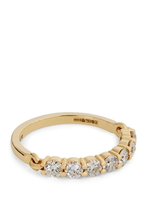 Melissa Kaye Yellow Gold And Diamond Lenox Pinky Ring