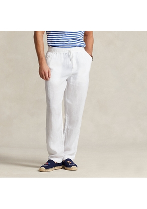 Relaxed Fit Linen Drawstring Trouser