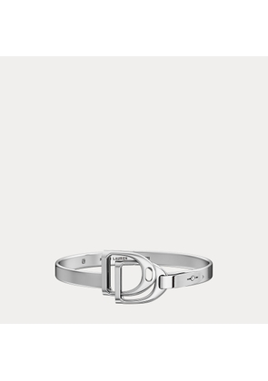 Sterling Silver Double-Stirrup Bangle