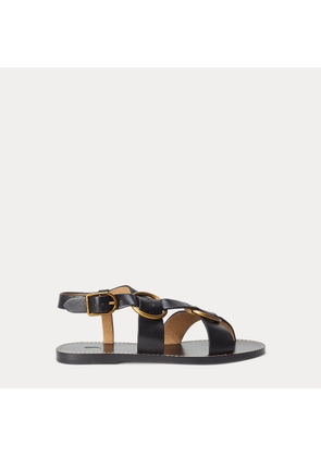Double O-Ring Leather Sandal