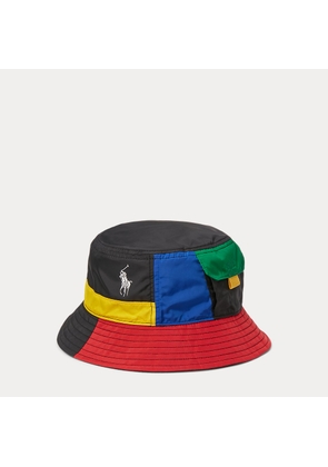 Reversible Colour-Blocked Bucket Hat