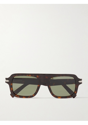Dior Eyewear - DiorBlackSuit N2I Square-Frame Tortoiseshell Acetate Sunglasses - Men - Tortoiseshell