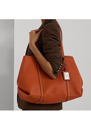 Pebbled Leather Large Emerie Tote Bag