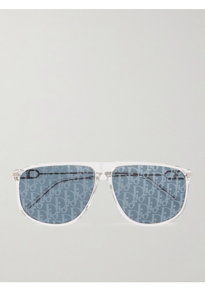 Dior Eyewear - CD Link S2U D-Frame Acetate and Silver-Tone Mirrored Sunglasses - Men - Silver