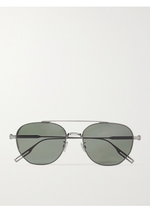 Dior Eyewear - NeoDior RU Aviator-Style Gunmetal Sunglasses - Men - Silver