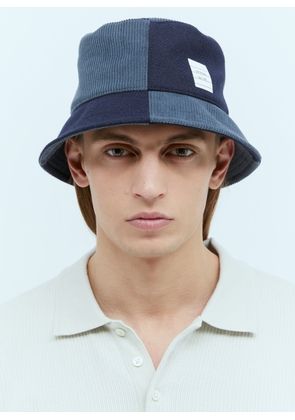 Thom Browne Quarter Bucket Hat - Man Hats Navy L
