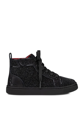Christian Louboutin Kids Funnyto Embellished High-Top Sneakers