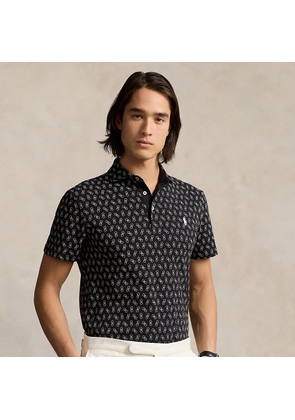 Tailored Fit Print Jersey Polo Shirt