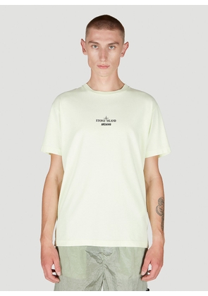 Stone Island Graphic Print T-shirt - Man T-shirts Light Green M