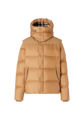 Burberry Detachable-Sleeve Puffer Jacket