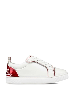 Christian Louboutin Kids Funnyto Leather Low-Top Sneakers