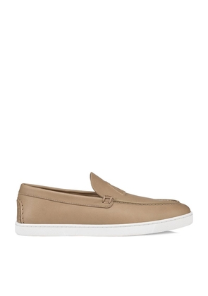 Christian Louboutin Leather Varsiboat Loafers