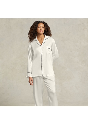 Stretch Silk Long-Sleeve Pyjama Set