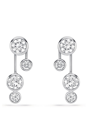 Boodles Platinum And Diamond Raindance Earrings