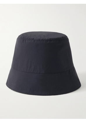 LOEWE - Reversible Logo-Jacquard Cotton-Blend and Shell Bucket Hat - Men - Blue - 58