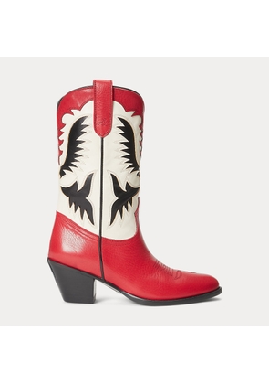 Vachetta Leather Western Boot
