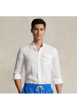 Classic Fit Garment-Dyed Linen Shirt