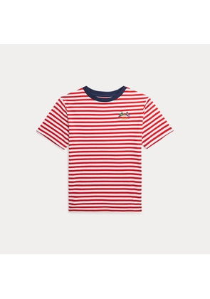 Sailing-Flag Striped Cotton Jersey Tee