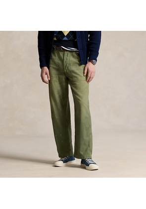 Relaxed Fit Reverse-Sateen Trouser