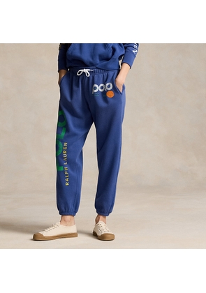 Logo & Wave Graphic Tracksuit Bottoms