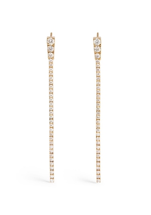 Sophie Bille Brahe Yellow Gold And Diamond Rozona Earrings