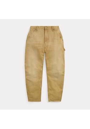Relaxed Tapered Canvas Utility Trouser