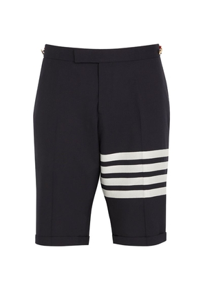 Thom Browne Wool 4-Bar Stripe Shorts
