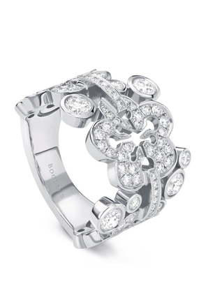 Boodles White Gold And Diamond Blossom Signature Ring