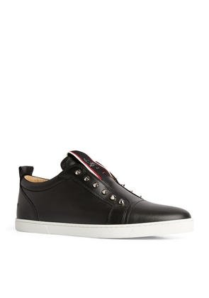 Christian Louboutin F. A.V Fiquea Vontade Leather Sneakers