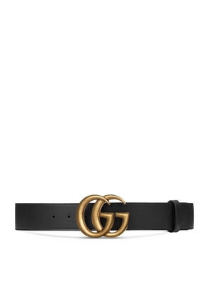 Gucci Leather Gg Belt