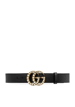 Gucci Embellished Double G Belt