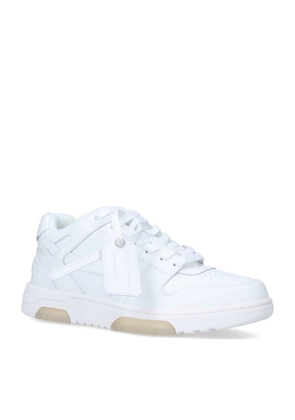 Off-White Leather Out Of Office Sneakers
