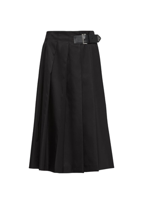 Prada Re-Nylon Pleated Midi Skirt